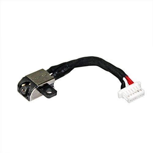 Gintai DC Power Jack W/Cable Plug Replacement For Dell Inspiron P24T P24T001 P24T002 P24T003 11.6'' 2-IN-1