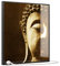 STEINFELD Heizsysteme® Glas Bild Infrarotheizung mit Thermostat | Made in Germany | viele Motive 350-1200 Watt Rahmen schwarz (350 Watt, 025H Buddha)