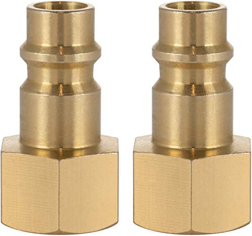 Poppstar 2x Druckluft-Stecknippel NW 7,2 mit 1/4 Zoll Innengewinde für Druckluft-Anschluss