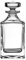 DIAMANTE Whisky Decanter | Crystal Decanter 800ml | Plain Square Shaped