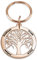 MYKA – Personnalisé Bracelet Porte-clés Arbre de vie Personnalisé en Argent – Gravé NomeBijoux - Cadeau Pour Lui - Cadeau De Papa (Plaqué Or Rose 18ct)
