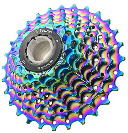 VG SPORTS 8 Gang Kassette 11-25T/11-28T/11-32T/11-36T/11-40T/11-42T für Rennrad/MTB-Kassette, Fahrradkassette kompatibel mit Shimano/Sram
