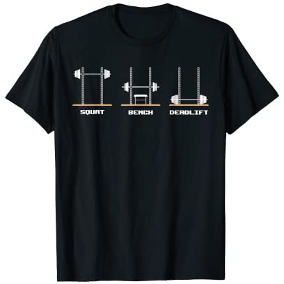 Powerlifting, Squat, Bench, Deadlift, Kraftsport T-Shirt