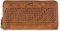 camel active Wave Damen Geldbörse Portemonnaie Reißverschluss RFID Leder Groß Cognac Braun