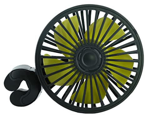 Milisten Ventilateur De Voiture Ventilateur Pour Voiture Mini Clip Sur Clip Sur Le De Refroidissement Fan Personnel Bureau Abdos e De Voyageurs Dernier Rang