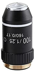 195 Microscope Objective Lens, 20.2Mm Laboratory Biological Microscope Objective Parts 4X 10X 20X 40X 60X 100X