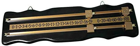 Tlilyy Billard Anzeigetafel Wandmontierte Anzeigetafel Snooker Anzeigetafel Internationale Anzeigetafel Gebeiztem, Schwarz