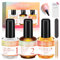 Saviland 3PCS Dehydrator für Nägel Primer für Gelnägel Set: Nail Primer Dehydrator Cuticle Oil für Acrylpulver U V Nagellack Poly Gel Dip Powder Nail Tips Gelnägel Starterset Langlebig für 28+ Tage