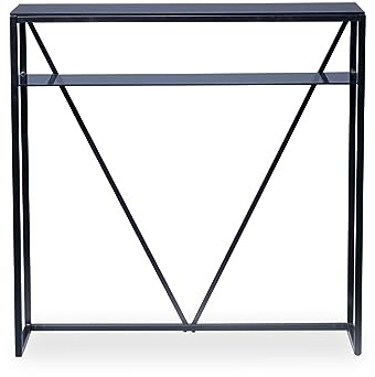 M2 Kollektion Saphira 2 Console, métal, Noir, 100x100x30