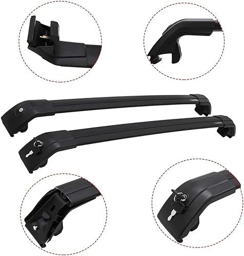 2 Stück Auto Dachträger Querstangen für Peugeot 308 SW 2007-2019, Relingträger Dachgepäckträger und Dachboxen LastenträGer ZubehöR