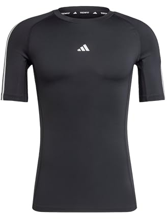 adidas Techfit Compression Training 3-Stripes T-Shirt