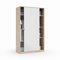 HOGAR24 ES Armario de 2 Puertas correderas, Color Roble Canadian y Blanco Artik