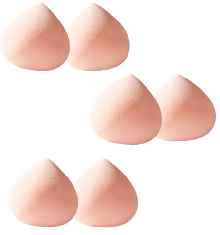 6 Pcs Marshmallow Sponge Makeup Set Pink Ultra Soft Makeup Sponge Latex Free Sponges Beauty Blenders for Foundation Creams Powders