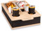 TsoLay CouchBar - Personalised 2 Snack Bowls (Delivery Not Include), Organiser and Bottle Holder - Couchbutler Sofa Tray Couch Butler