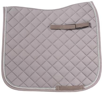 HKM Schabracke Misty aus Reiner Baumwolle, Dressurschabracke Pferd, grau