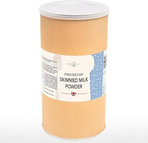 IB Dried Skimmed Milk Powder | Premium British Milk | Free from Additives, Emulsifiers, Bovaer | 100% Pure Powdered Milk with Creamy Texture | 700g