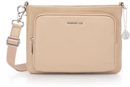 Mandarina Duck Damen Crossover Mellow Leather, Warm Taupe