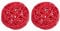sourcing map 2 Pcs Wicker Rattan Balls 3 Inch Rattan Decorative Balls Vase Fillers for Wedding Party Centerpiece Bowls Home Decoration Red