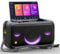 Karaoke Machine for Adults with Lyrics Display, Built-in 13.3 Screen, Truly All in One Karaoke Machine with 2 Wireless Microphone (Hidden & Self Charging), 800W Bluetooth Speaker for Party, TV