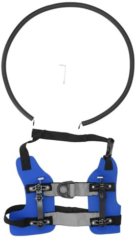 Pssopp Blindes Hundegeschirr, Verstellbarer Antikollisionsring, Hund Schützend Geschirr Weste Ring Blindenhund Geschirr Orientierungshilfe für Blinde Haustiere (M)