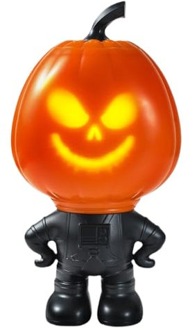 Talking Halloween Animatronics | Halloween mit eingebautem Projektor Lautsprecher | Einstellbare Lautstärke Dekorative Außenbeleuchtung Projektoren für Halloween