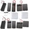 VISSQH 6 pcs AA battery holder,1/2/3/4 x 1.5V AA Plastic battery holder,1.5V/3.5V/4.5V/6V with Wire Leads ON/Off Switch & Cover