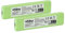 vhbw 2X Akku kompatibel mit Panasonic RQ-SX53, RQ-SX52, RQ-SX46, RQ-SX35, RQSX73, RQ-SX56 Wireless Headset Kopfhörer (1200 mAh, 1,2 V, NiMH)