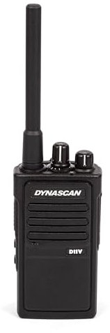 Stazione radio portatile VHF Dynascan D11V DMR, 136-174 MHz, 32 canali