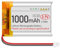 Batterie Lipo 3,7 V 1000 mAh 803040 - Batterie rechargeable au lithium polymère avec connecteur micro Ph1.25 - Circuit de protection intégré pour appareils électroniques