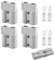 4 Pezzi Connettore Batteria 50A 600V, Connettori per Batteria, Adatto per Auto, Rimorchio e Verricello, Inclusi Connettori e 8 Pin Terminali, Compatibile con Cavi da 6-10 AWG