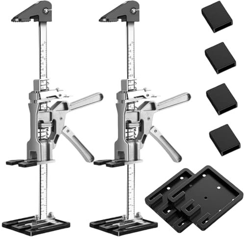 Arbeitssparender Arm 880LBS Kapazität, 2 Stück Arm Hebewerkzeug, Multifunktions-Möbelheber mit zwei Geschwindigkeiten, Lokalisierer Armheber für die Installation von Schränken Türen Möbel und Fenstern
