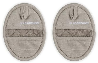 Le Creuset Set mit 2 Silikon-Topfgriffen, Sable