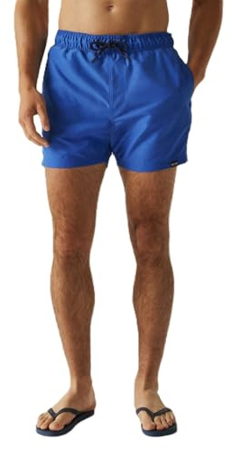 Regatta Mens Mawson II Elasticated Waist Swim Shorts - Olympian Blue Navy - XXL