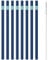 8pcs Straw Replacement, Hard Plastic Reusable Water Bottle Straw Parts Accessories with Brush Compatible with Owala Tumbler 40oz Stainless Steel Cup (Blue)