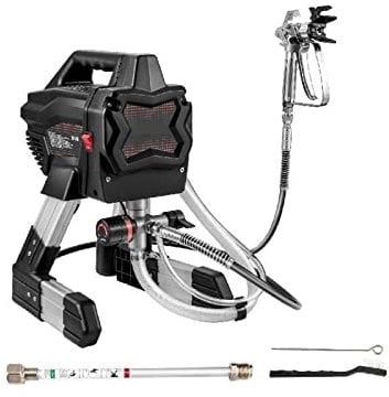 Machine de revêtement de poudre professionnelle électrique de pulvérisateur de peinture sans air de support de 650W 1.1 L/min for la pulvérisation de mur de cour de meubles