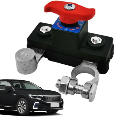 Akkutrennschalter Steuerung - 12V 24V Auto-Batterie Schnell-Trennkontrolle | Robuste Anschlüsse für Motorboot, Boot, und Lkw [Batteriehauptschalter]