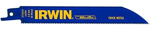 Irwin 614R Bi-Metall Säbelsägeblatt 150 mm 14 TPI, 5 Stück für Metall, WeldTec, 10504152