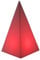 LED-Highlights Deko Lampe Pyramide 26 x 48cm Garten Leuchte Akku Kabellos Farbwechsel Bunt Dimmbar Fernbedienung Innen Aussen