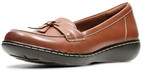 Clarks Women's Ashland Bubble Loafer, Brown Multi, 8.5 Narrow