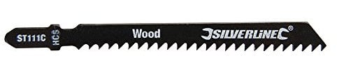 Silverline 227921 5 lames de scie sauteuse pour le bois