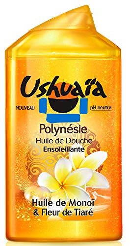 Ushuaïa - Polynésie Huile de Douche Ensoleillante à l'Huile de Monoï & Fleur de Tiaré - 250 ml