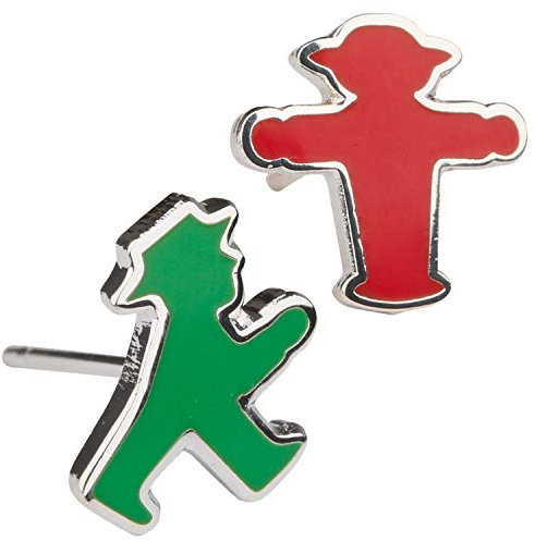 Ohrstecker Paar rot u. grün Ampelmännchen - für Ostalgiker