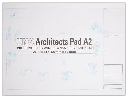 A2 Architektenpapier (Block 25 Blätter)