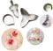 3Pcs Motten-Orchidee-Edelstahl-Ausstecher-Fondant-Kuchen-Form