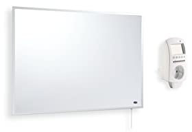 Infrarot Heizung mit Digital- Smart Thermostat ✓ Deutscher Hersteller und vom geprüft ✓ 5 Jahre Herstellergarantie für Steckdose ✓ Heizung hat GS Süd ✓ Deutscher Hersteller (130W)
