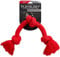 Playology Dri Tech Rope Dog Chew Toy for Large to X-Large Dogs 50lbs & up | Engaging, All-Natural Beef Scented Red Toy for Tough Chewers | Easy to Clean | Interactive and Non-Toxic