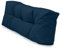 Spatium Palettenkissen Set abnehmbar Bezug wasserdicht gesteppt Palettenauflage Palettenpolster Palettensofa Palettenmöbel Dunkelblau Ruckenkissen 120x50x15