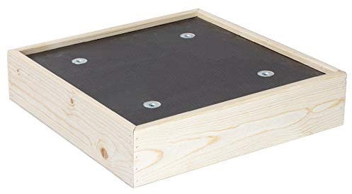 WAGNER Pflanzenroller MAXIGRIP 38 x 38 x 10 cm I Transportroller für Außenbereich + Innenbereich I Kübelroller aus FSC®-Schichtholz I Tragkraft 200 kg I Made in DE - 20006001