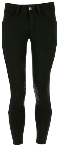 Equi-Theme Winter Herren Reithose Silikon Vollbesatz Zermatt Softshell schwarz