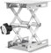Piattaforma di Sollevamento, Tavolo sollevatore per labor, in acciaio INOX, piattaforma di sollevamento Scientific Lab Jack, regolabile in altezza, comando manuale 100 x 100 x 158 mm